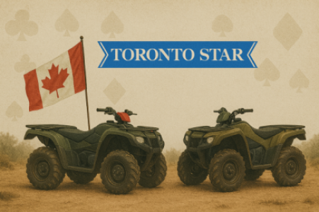 an image showing high payout casinos in Canada and the official thestar.com logo